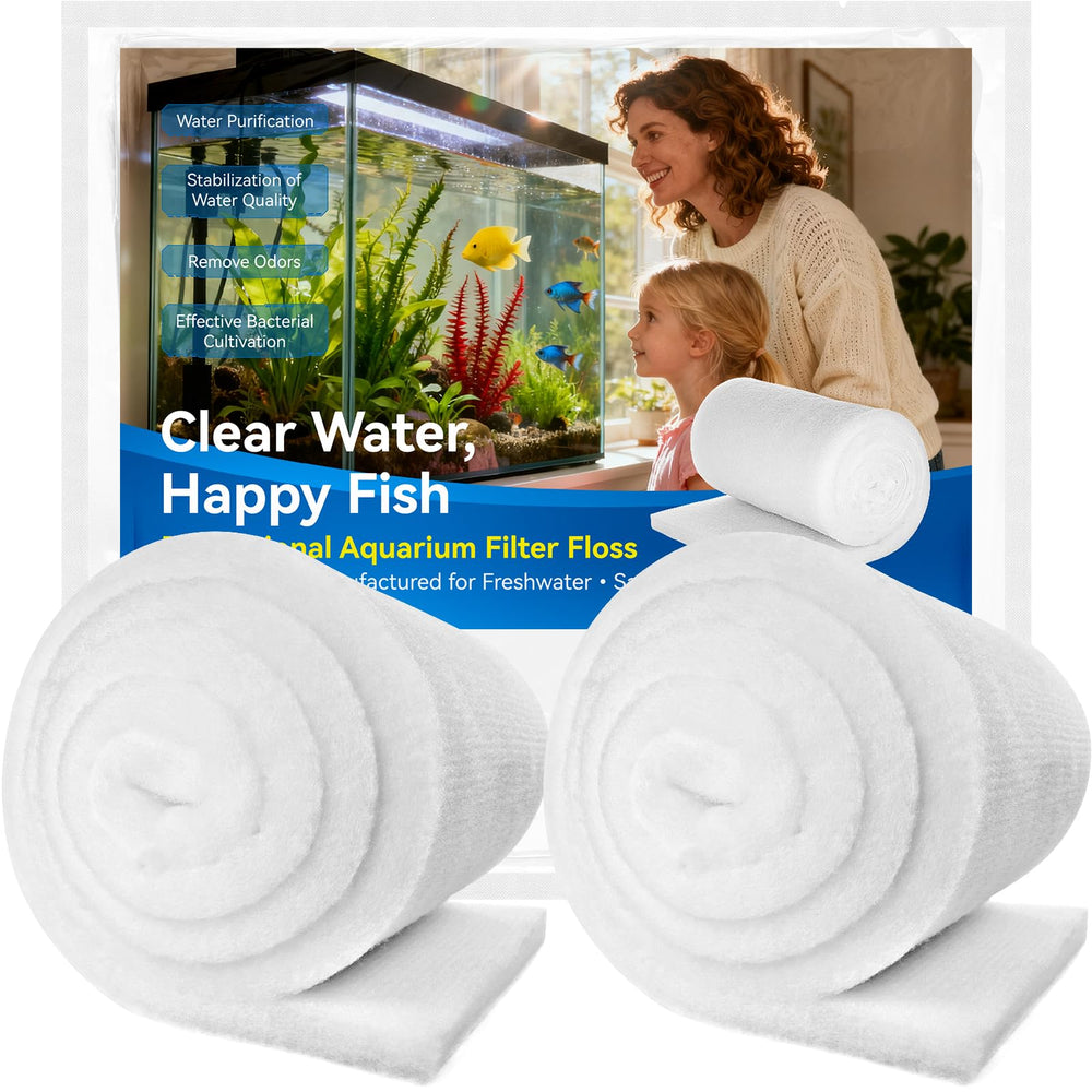 Borlech pad filtrante para acuario de fibra PET, ideal para agua clara
