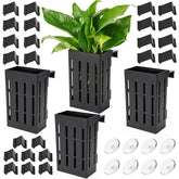 Portaplanta Borlech para acuario grande con ganchos para fijar plantas decorativas.