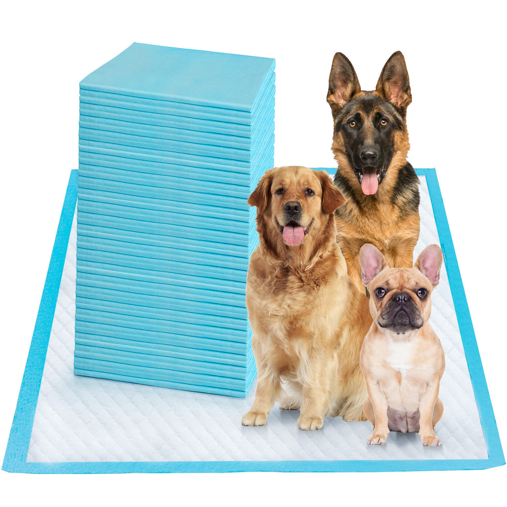 Boscute almohadillas de entrenamiento 36x36 desplegadas para perros.