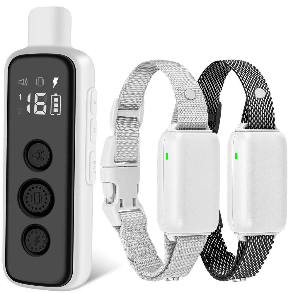 Bousnic collar-entrenamiento para dos perros, enfoque en entrenamiento conjunto y control seguro.