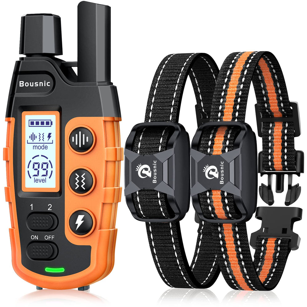 BOUSNIC collar de entrenamiento con remoto a 3300 ft para entrenar sin gritar.