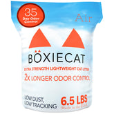 Boxiecat, arena para gatos con control de olor de 35 días en la caja de arena.