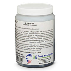Chemi-pure en filtro externo para acuarios de distinto tipo.