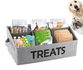 Brabtod organizador dulces para perros, frontal; ideal para mantener golosinas ordenadas.
