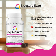Breeder's Edge Oxy Momma Soft Chews ingredientes herbales.