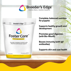 Breeder's Edge Foster Care: mezcla fácil para alimentar cachorros rápidamente.