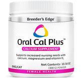 Breeder’s Edge Cal Plus en frasco, polvo para apoyar la salud ósea durante la lactancia.