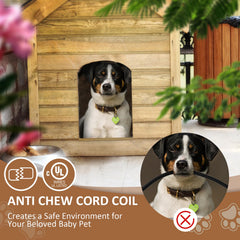 Cordon Briidea resistente a mordidas, 11,5 pies, seguridad para mascotas.