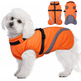 BRKURLEG chaqueta para perro de invierno con cierre dorsal para mayor comodidad al salir