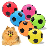 BRMDT bola fútbol para perros 2 pulgadas, 6 unidades, vista general, ideal para juego diario.