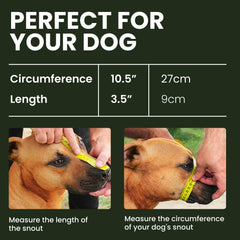 BRONZEDOG bozal con mascara de PVC para proteccion durante paseos