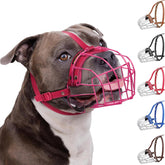 BRONZEDOG bozal cesta de metal pitbull seguridad comodidad en paseos