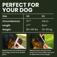 BRONZEDOG bozal con jaula de alambre resistente para paseos seguros.