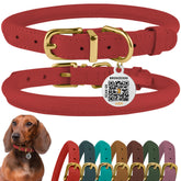 BRONZEDOG collar rodado coral rosa para perros, comodidad diaria