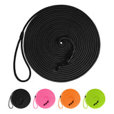 BronzeDog cuerda de entrenamiento 30 ft en negro para visibilidad mejor en exteriores