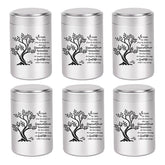 BRUKUSUR urna mini de 6 piezas con árbol de la vida, recuerdo duradero para el hogar.