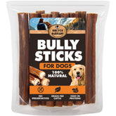 BRUTUS & BARNABY palito de ternera 6 pulgadas con olor bajo para masticación diaria