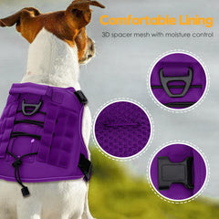 Bruvoalon arnés táctico con MOLLE para accesorios y parches personalizables.