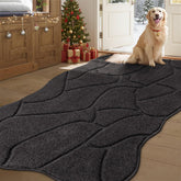 BSICPRO alfombra para perros con diseño de ola único, ideal para recibidores y entradas.
