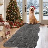 BSICPRO alfombra de entrada para perros con huellas mojadas, absorbe humedad y mantiene limpio el piso.