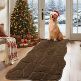 BSICPRO alfombra para perros con diseño de ola, ideal para evitar suciedad al entrar.