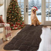 BSICPRO alfombra puerta perros lodo 22x47: absorbe humedad y mantiene el suelo limpio.