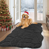 BSICPRO alfombrilla para perros con diseño de onda, ideal para mantener limpio el suelo