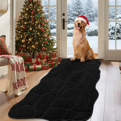 BSICPRO tapete puerta con huellas de lodo, absorbe humedad y limpia las patas.
