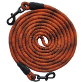 BTINESFUL cuerda tie-out 8 pies, naranja y negro para jardín seguro