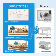 BUCATSTATE jaula de metal 2.0 puerta superior: interacción sin esfuerzo