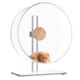 BucatSTATE rueda hamster silenciosa de 32 cm para ejercicio nocturno sin ruidos.