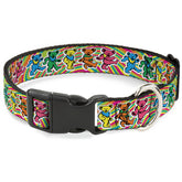 Collar Buckle-Down Grateful Dead con cierre plástico seguro, ideal para paseos diarios