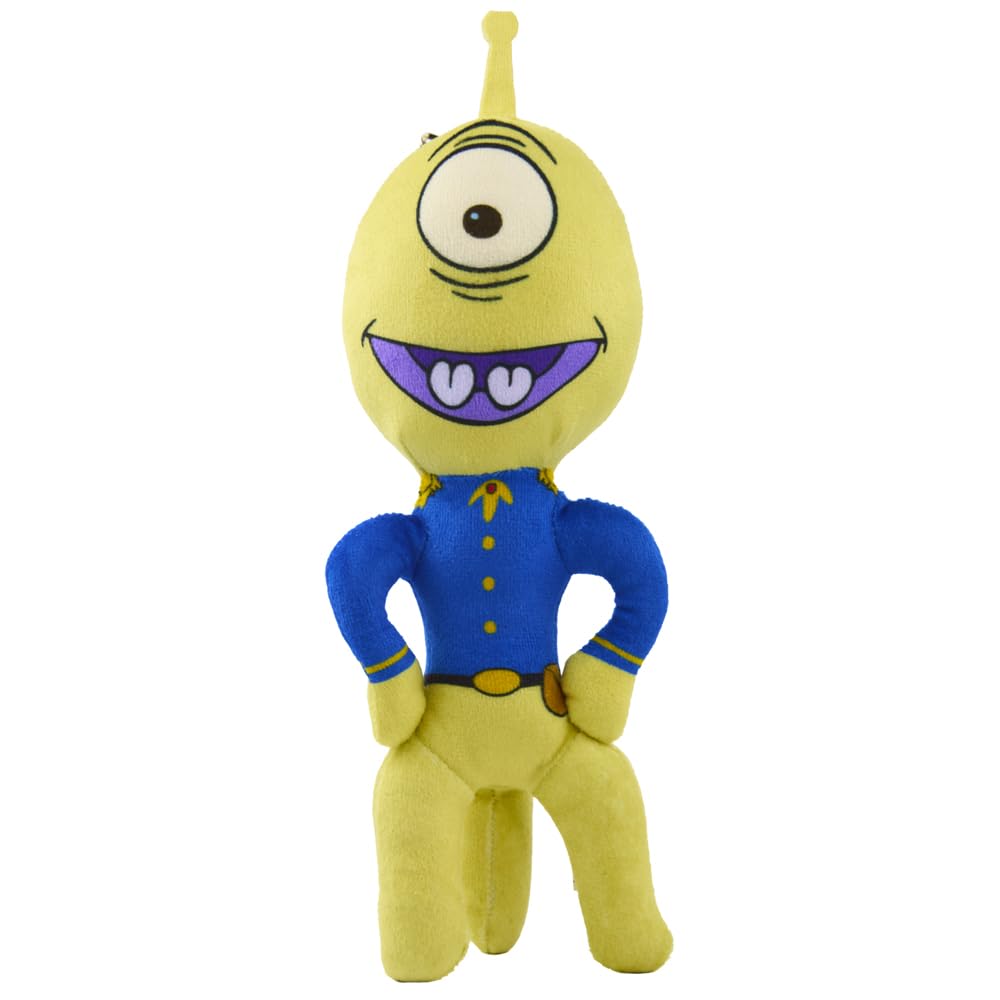 Buckle-Down Pleakley frente, peluche suave ideal para juego interactivo, licencia Disney.