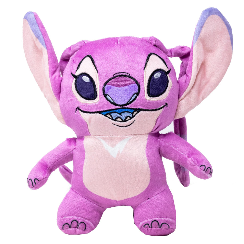 Buckle-Down Juguete peluche para perros Lilo y Stitch Angel sonriendo en pie, ideal para juego.