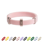 Collar BuddyArmor para gato con elastico rapido rosa, liberación segura.