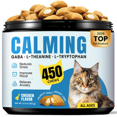 BuddyCheer premio calmante para gatos, sabor pollo, ideal para viajes