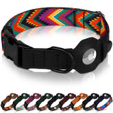 budkas collar-airtag cierre-metálico para mayor seguridad durante paseos.