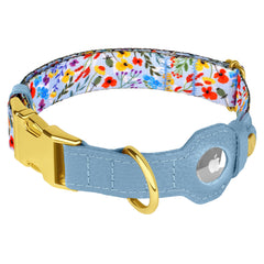 Budkas AirTag Collar Serape: diseño vibrante facilita la localización.