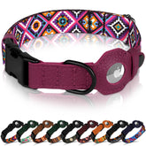 Budkas collar con soporte para localizador Apple: rastreo en tiempo real para perros activos.