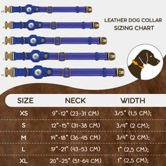 Collar Budkas en azul para estilo y seguridad durante las caminatas.