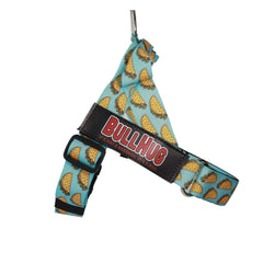 BullHug D-ring buckle close-up showing secure leash attachment.