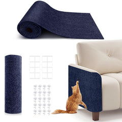 BumaiGo alfombra rasca-gato de 78.7x15.8 pulgadas protege el sofá