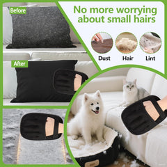 Guante Bumilily para ropa de cama, recogiendo pelos sueltos al instante.