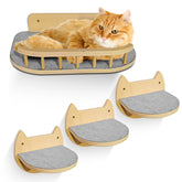 BUOGA cama de pared para gatos con soporte elevado y confort