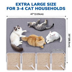 Materiales de fieltro y tejido premium, reducen pliegues y protegen las patas.