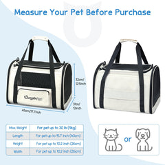 BurgeonNest transportín con marco metálico estable para mascotas.