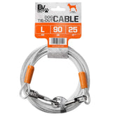 BV cable atadura para perros 25 pies con recubrimiento reflectante para mayor visibilidad.
