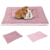 BVAGSS almohadilla para jaula de perro rosa, descanso cómodo.
