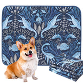 BVAGSS almohadillas lavables para perros, diseño Dino Azul Marino, absorbentes y faciles de limpiar
