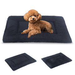 BVAGSS almohadón reversible para jaula de perros con superficie plush cálida.
